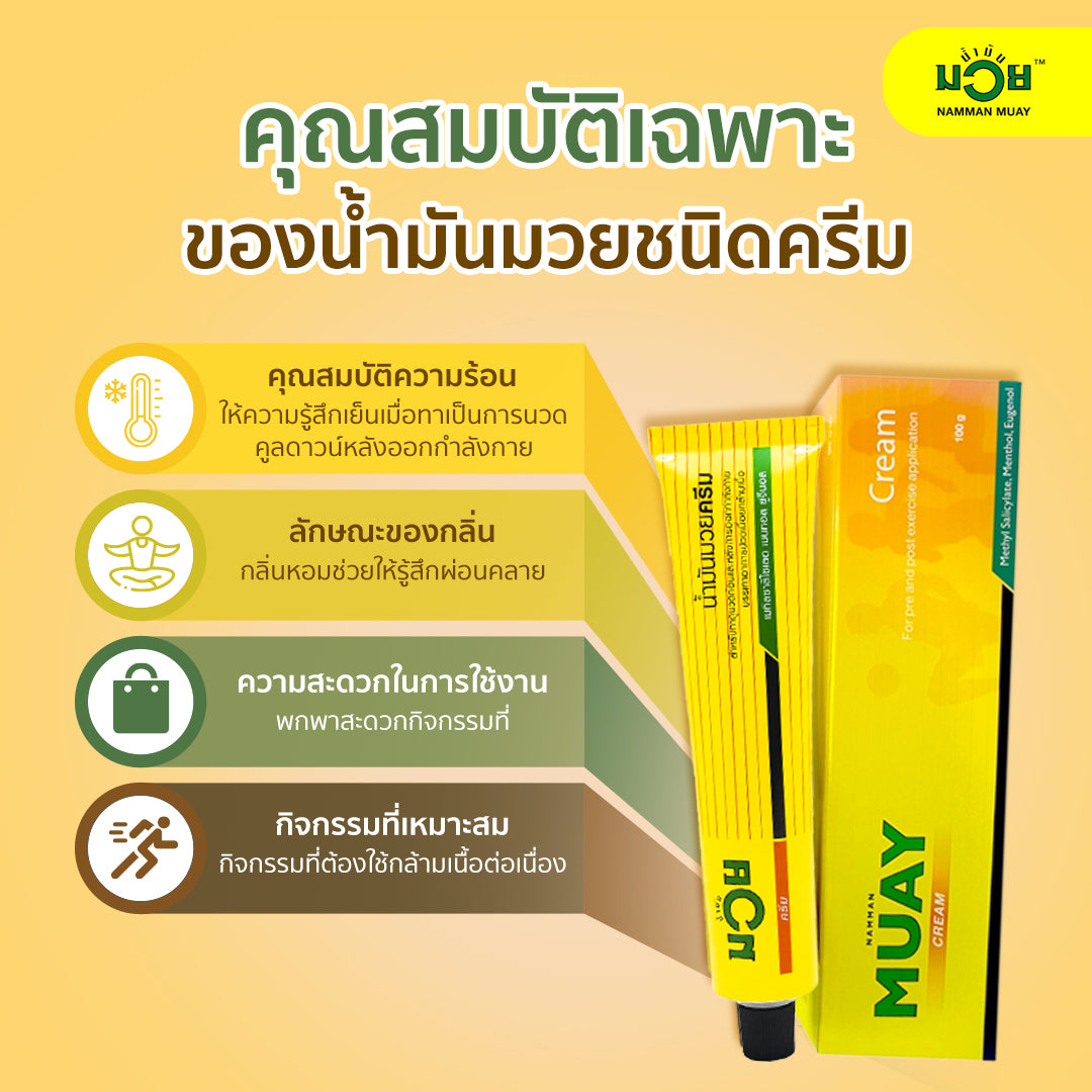 Namman Muay Analgesic Cream, 30 Gram – ThaiThai2US